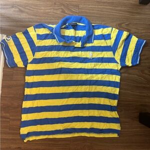 U.S. Polo Assn. Blue and Yellow Cotton polo  2XL
